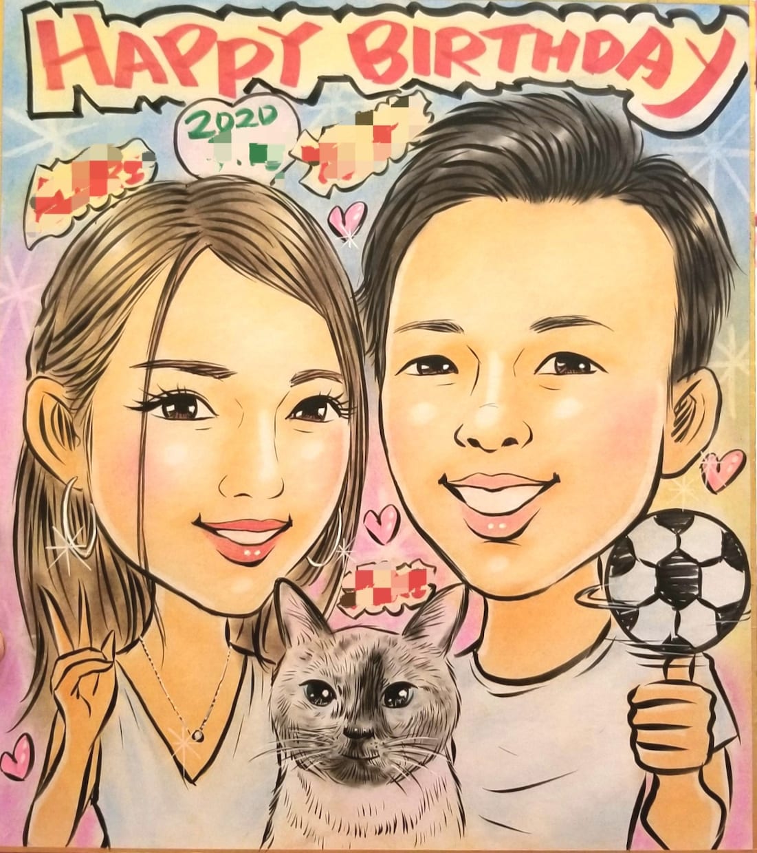 幸せになるそっくり似顔絵をお届け致します 下描き確認(修正無制限)完成確認まであるので失敗0でご安心 イメージ8