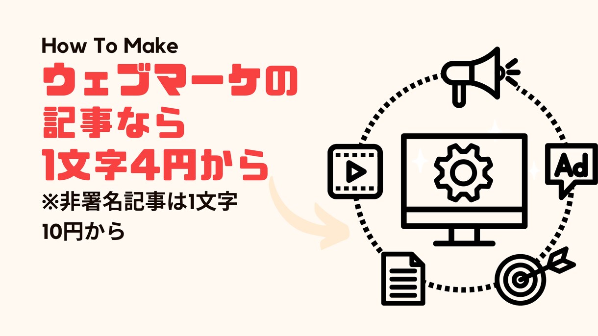 マーケティング関連の記事を執筆します デジタルマーケティング、G,Y,F,L,Xなどに強み。 イメージ1