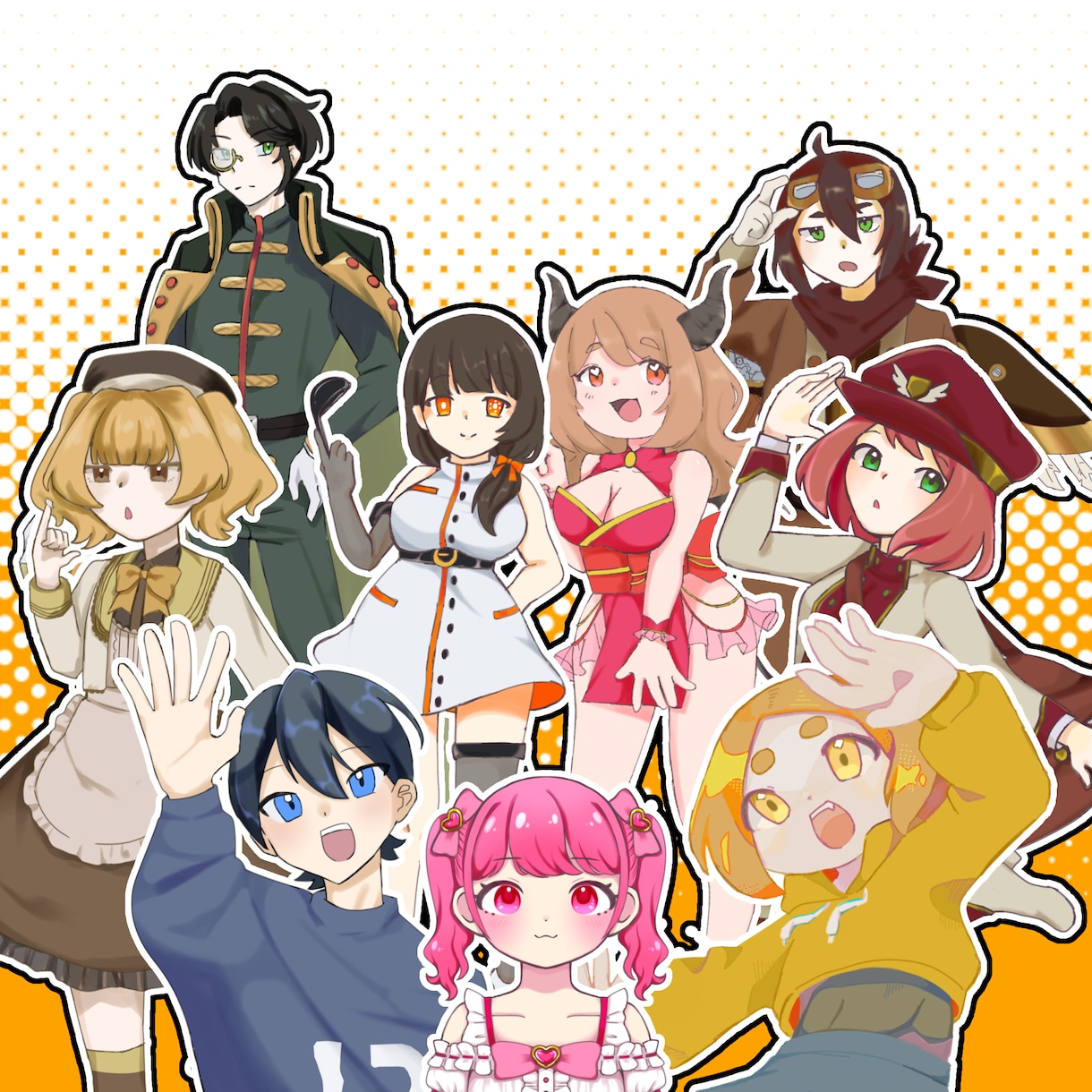 立ち絵制作いたします 柔らかな印象の、可愛らしいイラストが得意です。 イメージ4