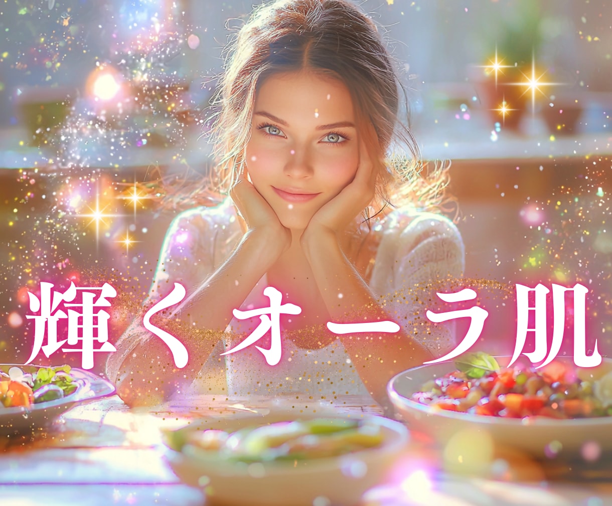 幸せを呼ぶ✨魔法のオーラ美肌レシピ公開します 腸から整えて心も肌も光り出すヒーリングごはん イメージ1