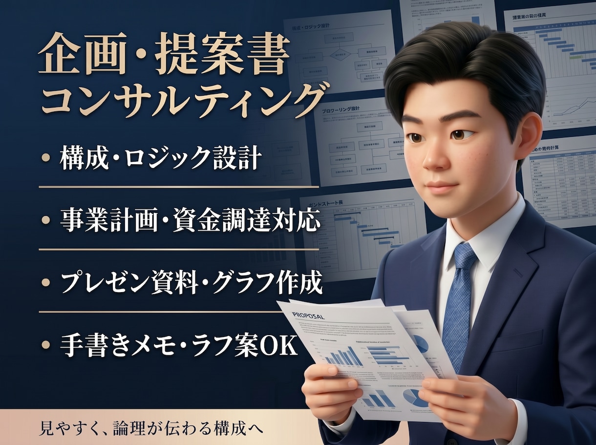 現役大手メーカー事業部長が企画書を辛口添削します 3年連続営業評価会受賞の視点で添削 イメージ1