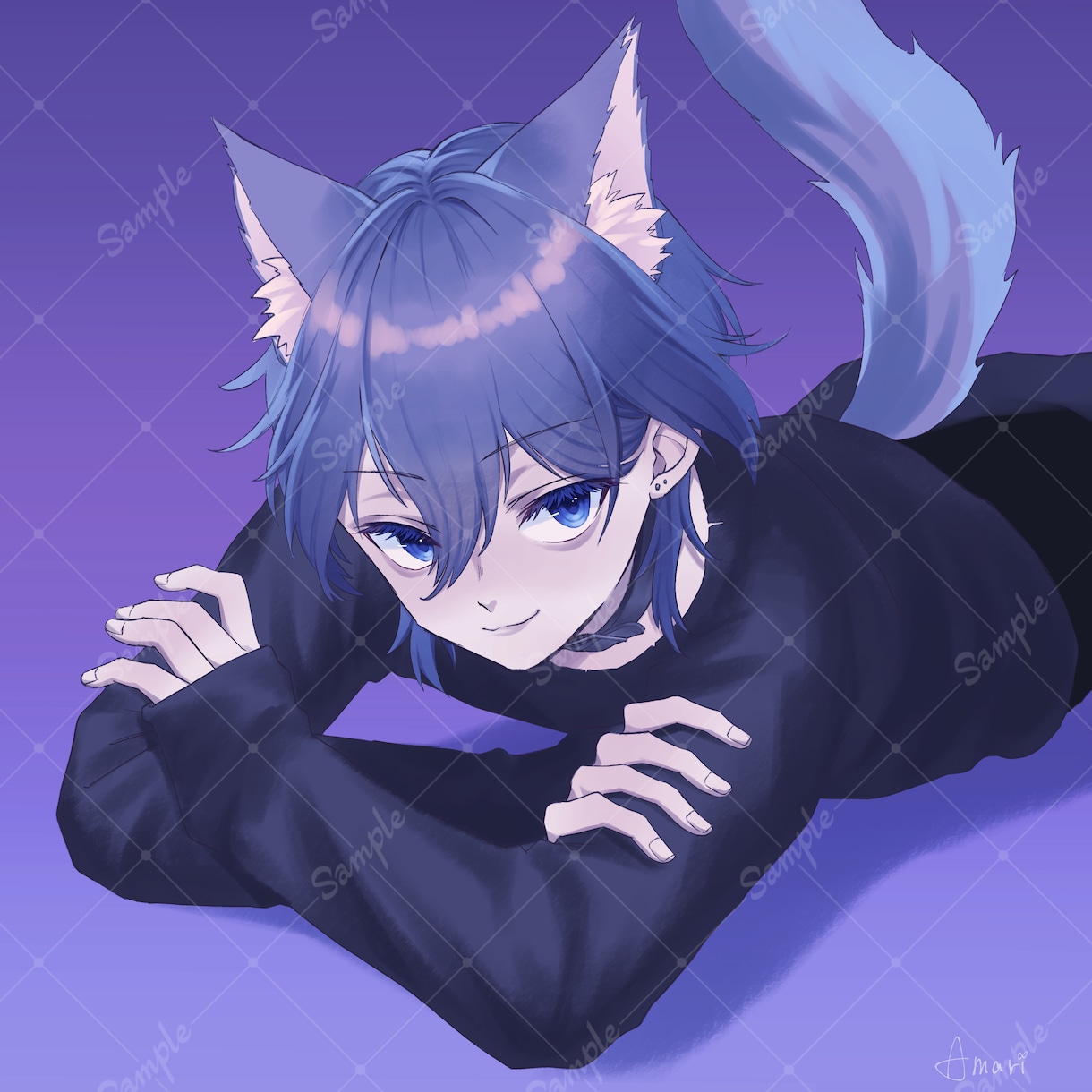 デジタルで魅力的な人物イラスト描きます SNSアイコンに！歌ってみたのサムネイルに！プレゼント用に！ イメージ3