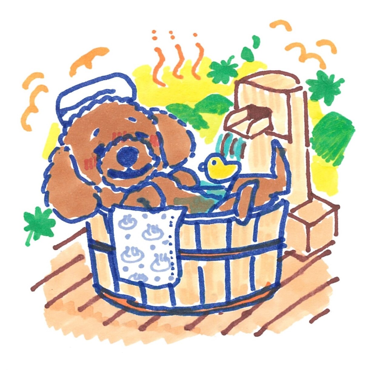 大切なペット/動物をほっこりゆるいイラストにします アイコン・プレゼント・挿絵などに！ イメージ6
