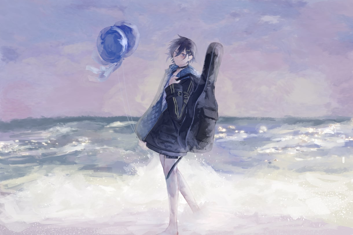 儚く綺麗なイラスト描きます 歌ってみた、サムネなどなど気軽にご相談ください！！ イメージ1