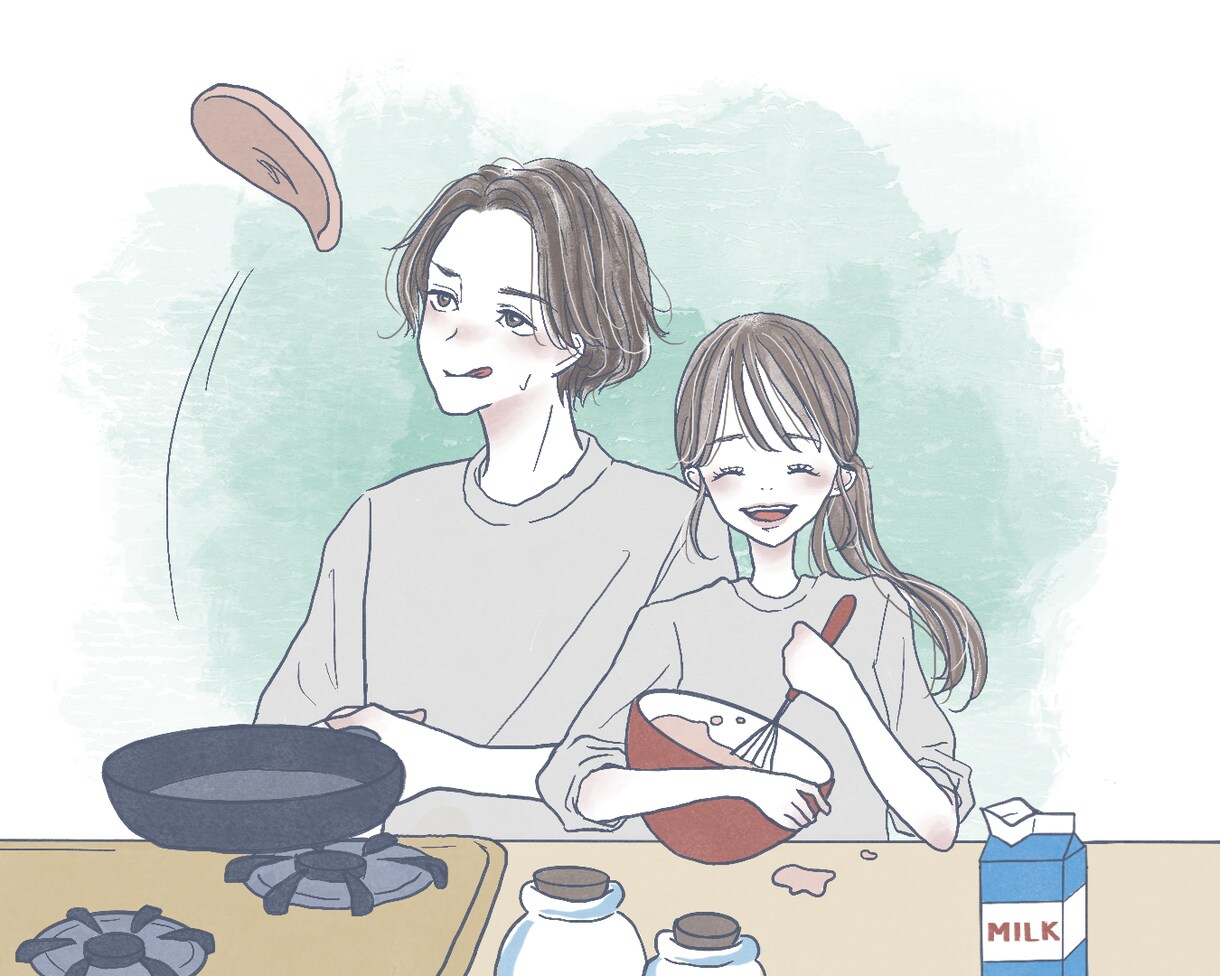 企業様実績あり！女性ウケするイラスト描きます アンニュイでお洒落な女の子たちのイラスト、アイコンつくります イメージ9