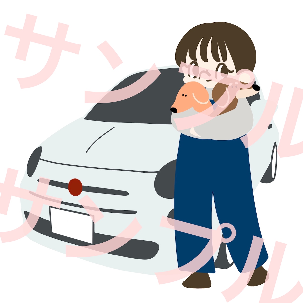 商用◎ シンプルでアートな似顔絵を作成いたします 目を引くデフォルメキャラクターを作成いたします！ イメージ4