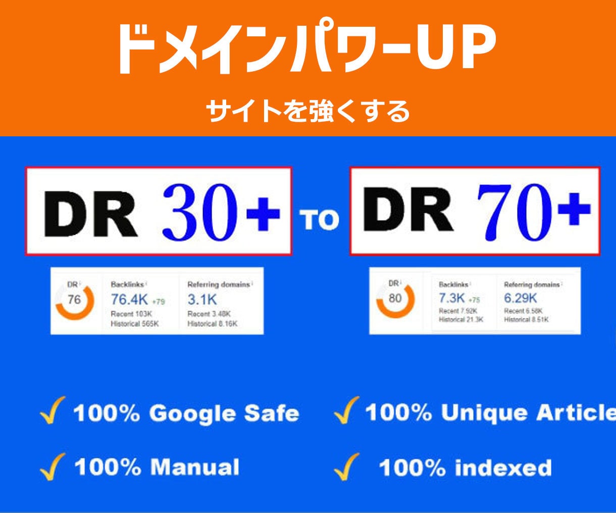 💬ココナラ｜DR30～70にアップする外部SEO対策いたします   toycoltd  
                5.0
           …