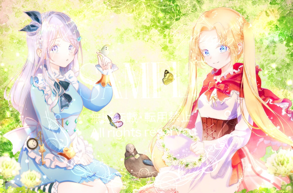 歌ってみた・一枚画・ヘッダーなどお描きします きらきらふわふわ、幻想的なイラスト❁⃘*.ﾟ イメージ7