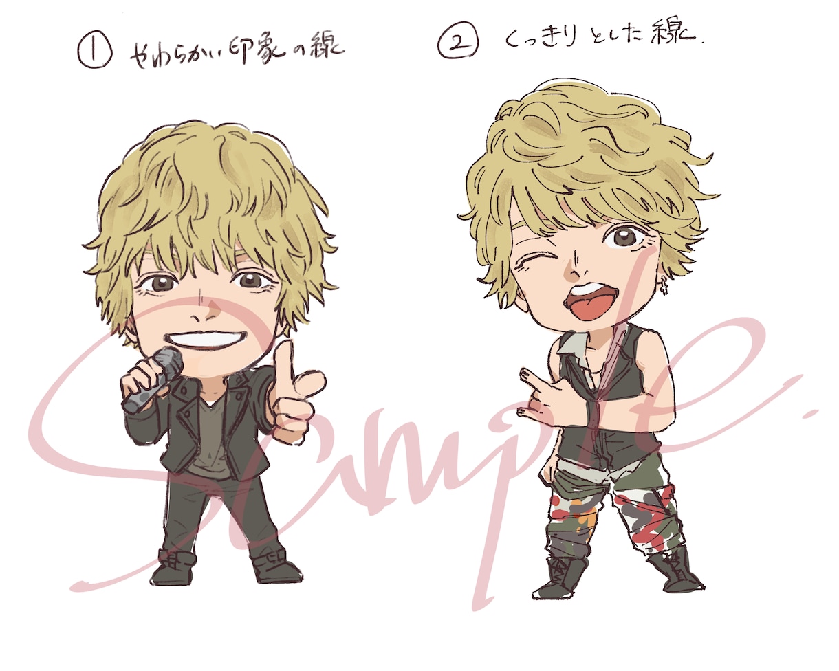 似顔絵描きます キャラクターっぽくデフォルメします！ イメージ4