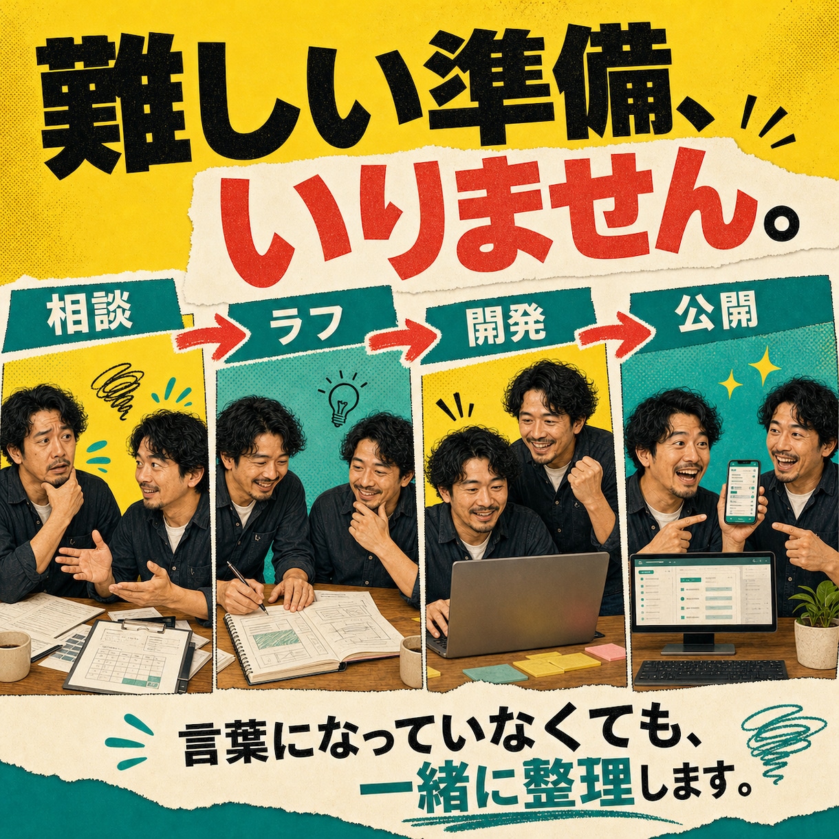 紙・Excel業務を5万円でWebアプリ化します 転記・確認をひとつに。まず1業務から小さく改善 イメージ5