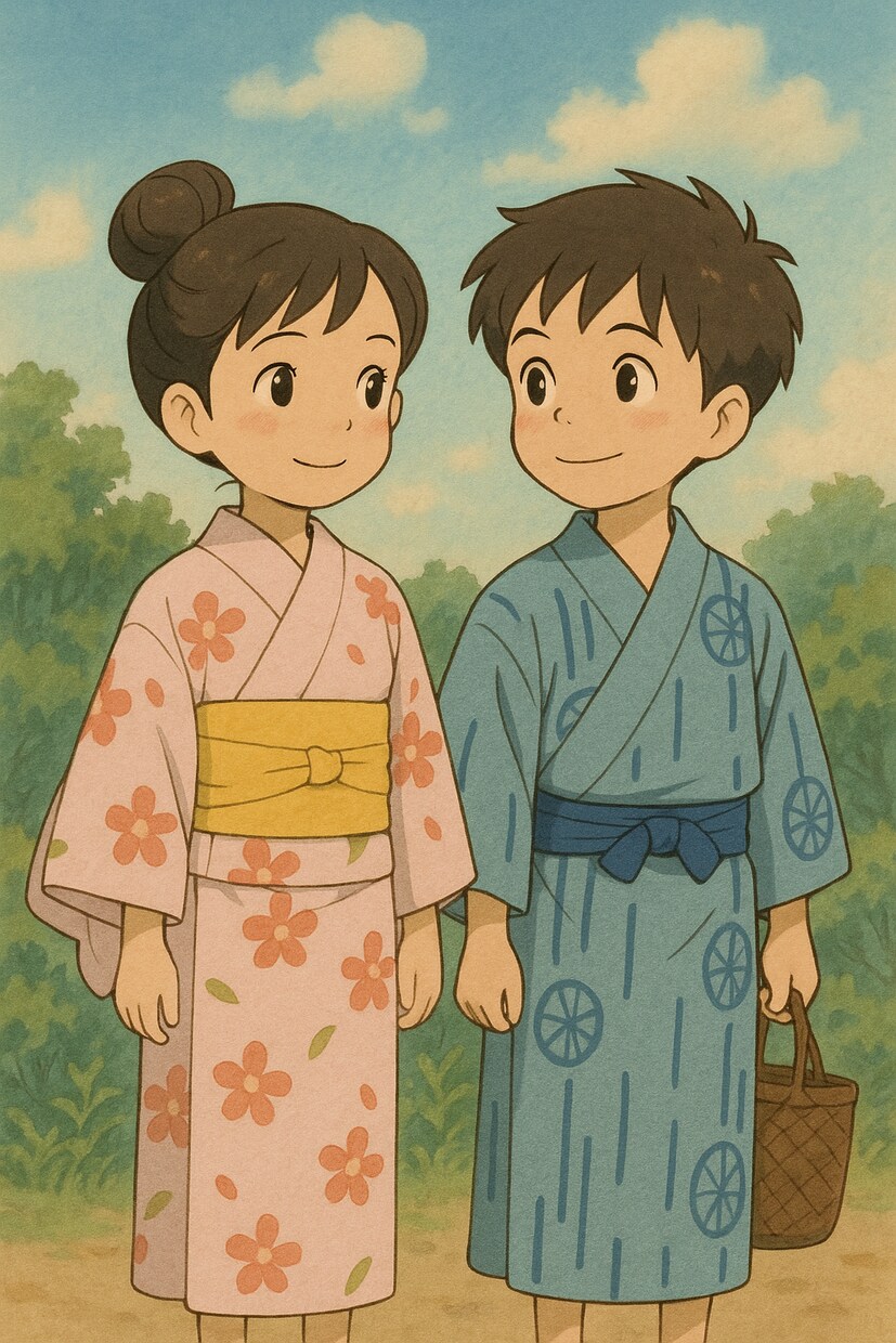 お子様の浴衣着付け、やさしく丁寧に教えます 子どもの浴衣、お祭り前にサッと着せましょう！ イメージ1