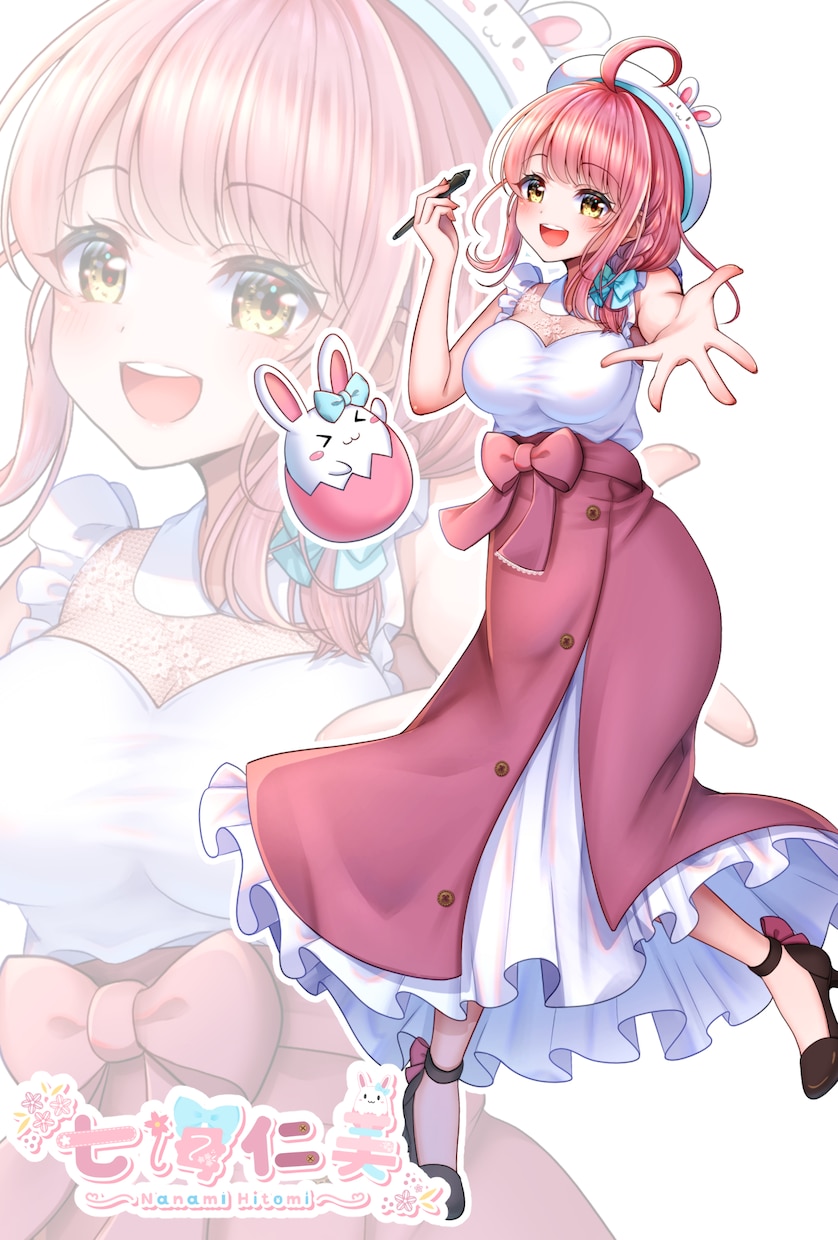 フラスタ用イラストをお描きします あなたが描いて欲しいキャラ・アーティストを可愛く描きます♪ イメージ4
