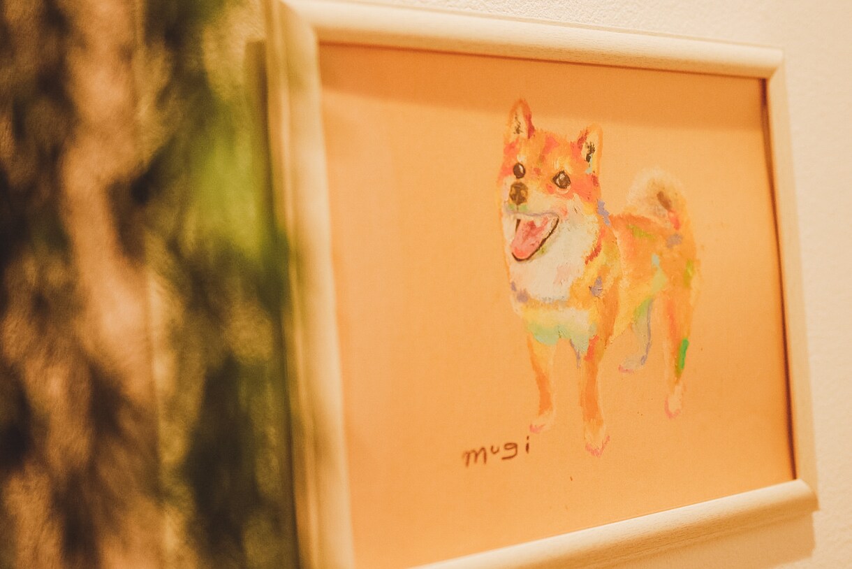 全身 / 大切な愛犬のイラストを描きます ご家族の好きな色で愛犬を手描きでお届けします イメージ4