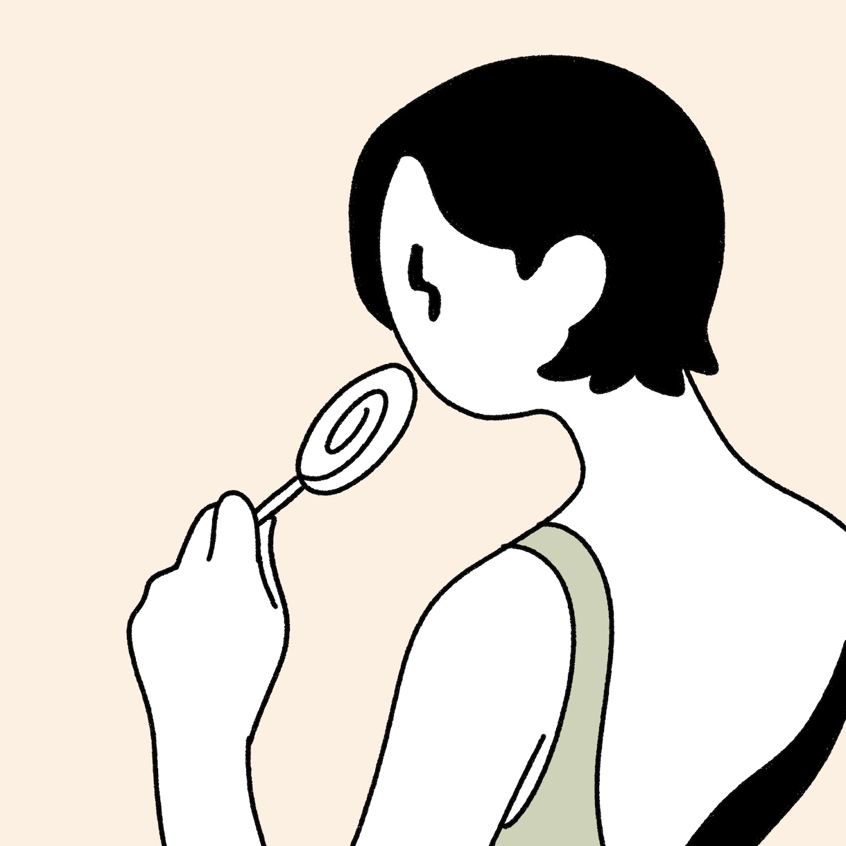 シンプルでフラットなイラスト描きます シンプルでモードなイラストいかがですか？ イメージ3