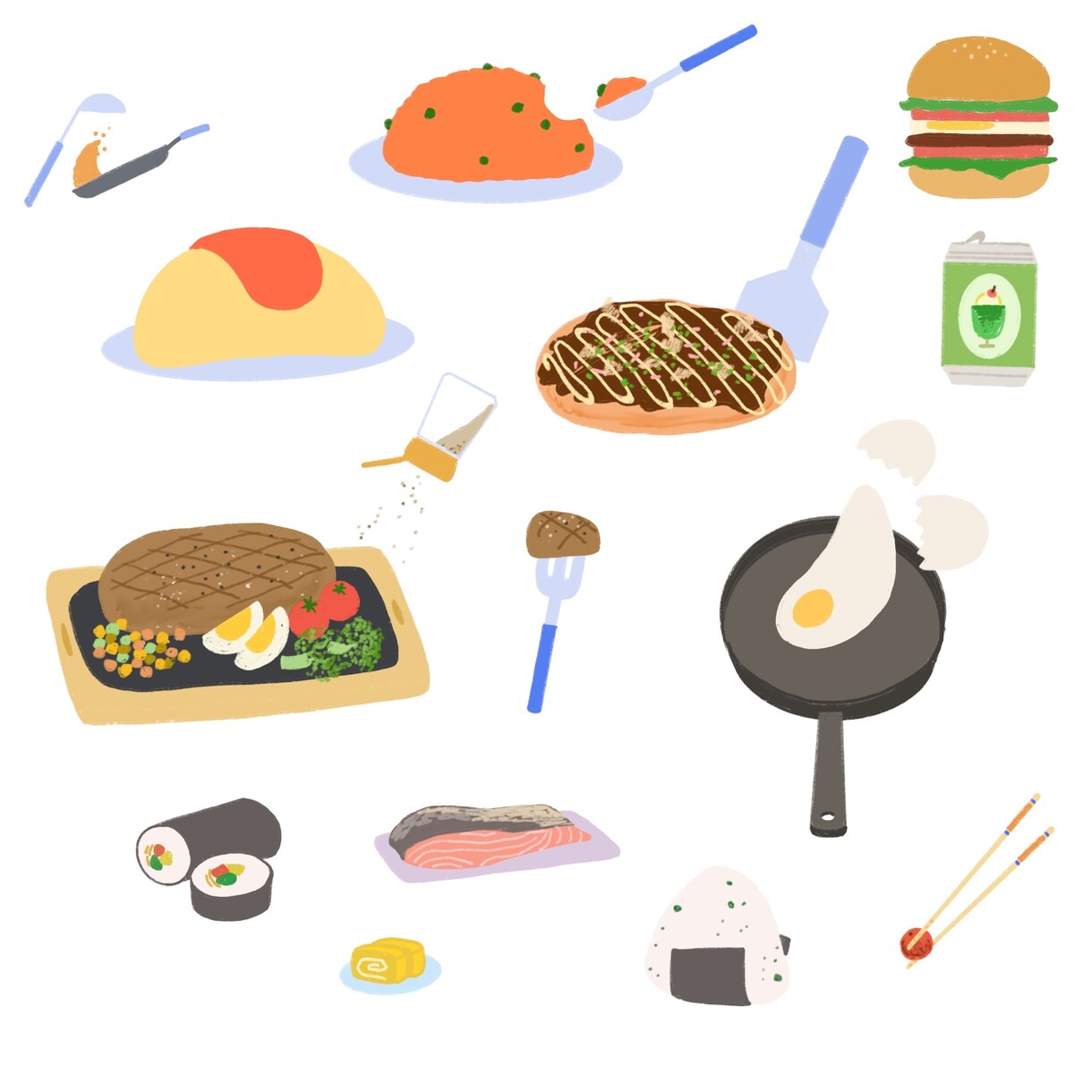 あなたが使いたいちょこっとしたイラストを描きます SNS映え！可愛いイラストでお洒落なアイコンに。 イメージ7