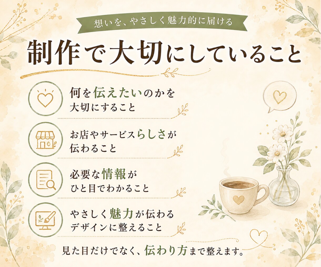 Instagram投稿画像を作成します 写真と伝えたいことだけでOK！投稿文まで整えます イメージ7