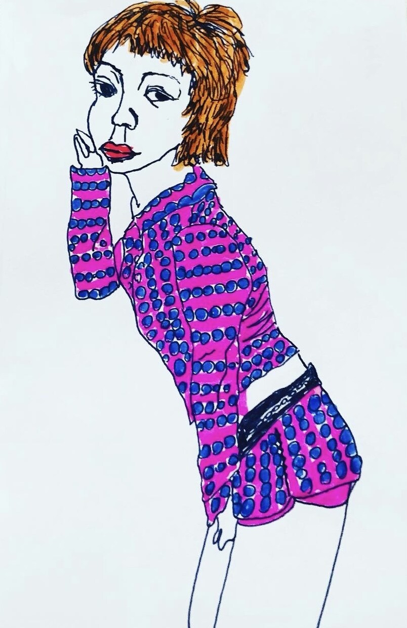 カラフルに気分明るくなる個性的な絵を描きます 手書きスタイルで似顔絵や絵のプレゼント、飾りたいに答えます！ イメージ6