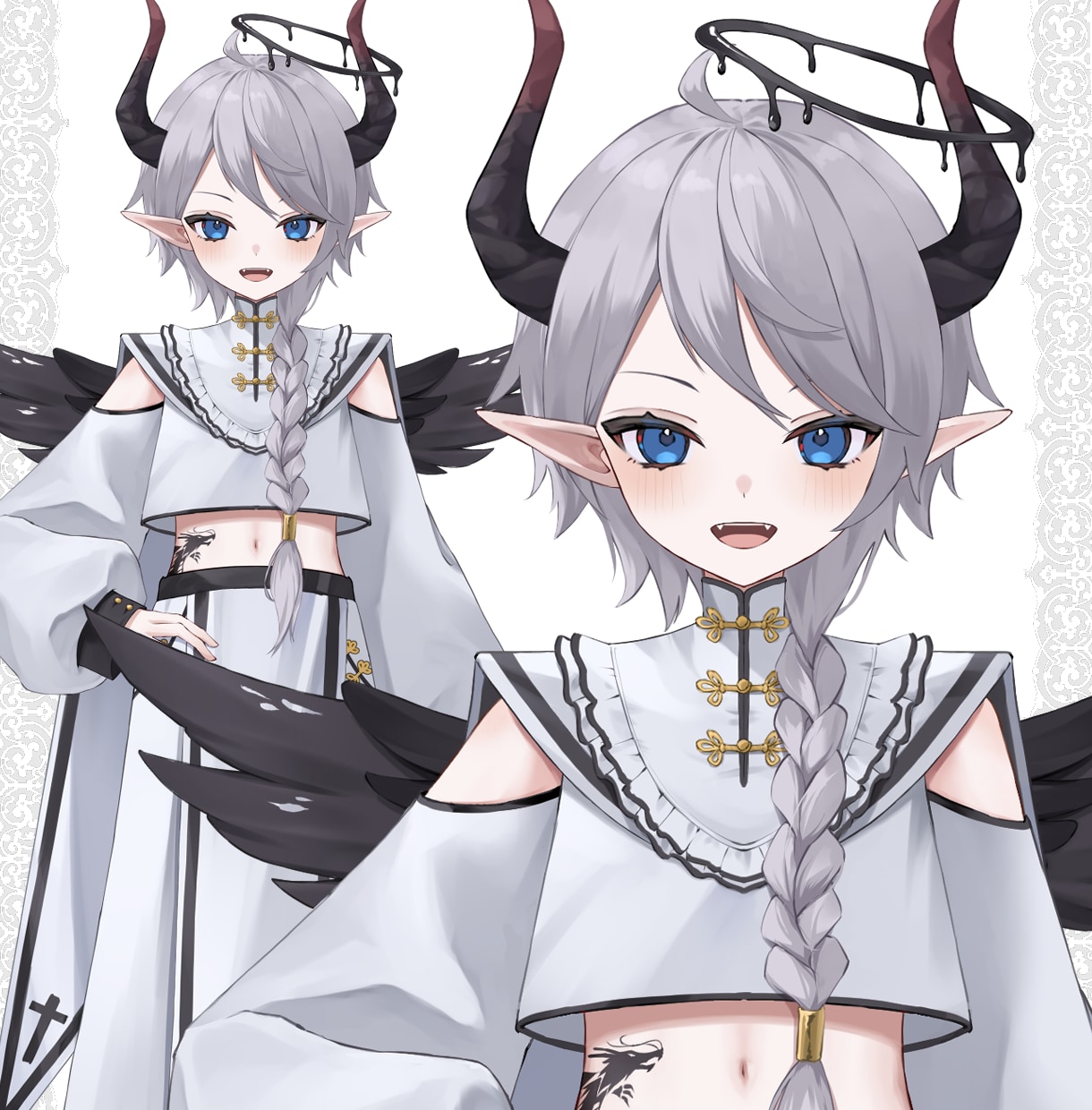 企業並の可愛いVtuberイラスト制作します 塗りが細かく顔がよく映える！綺麗可愛いかっこいいなんでも！ イメージ5