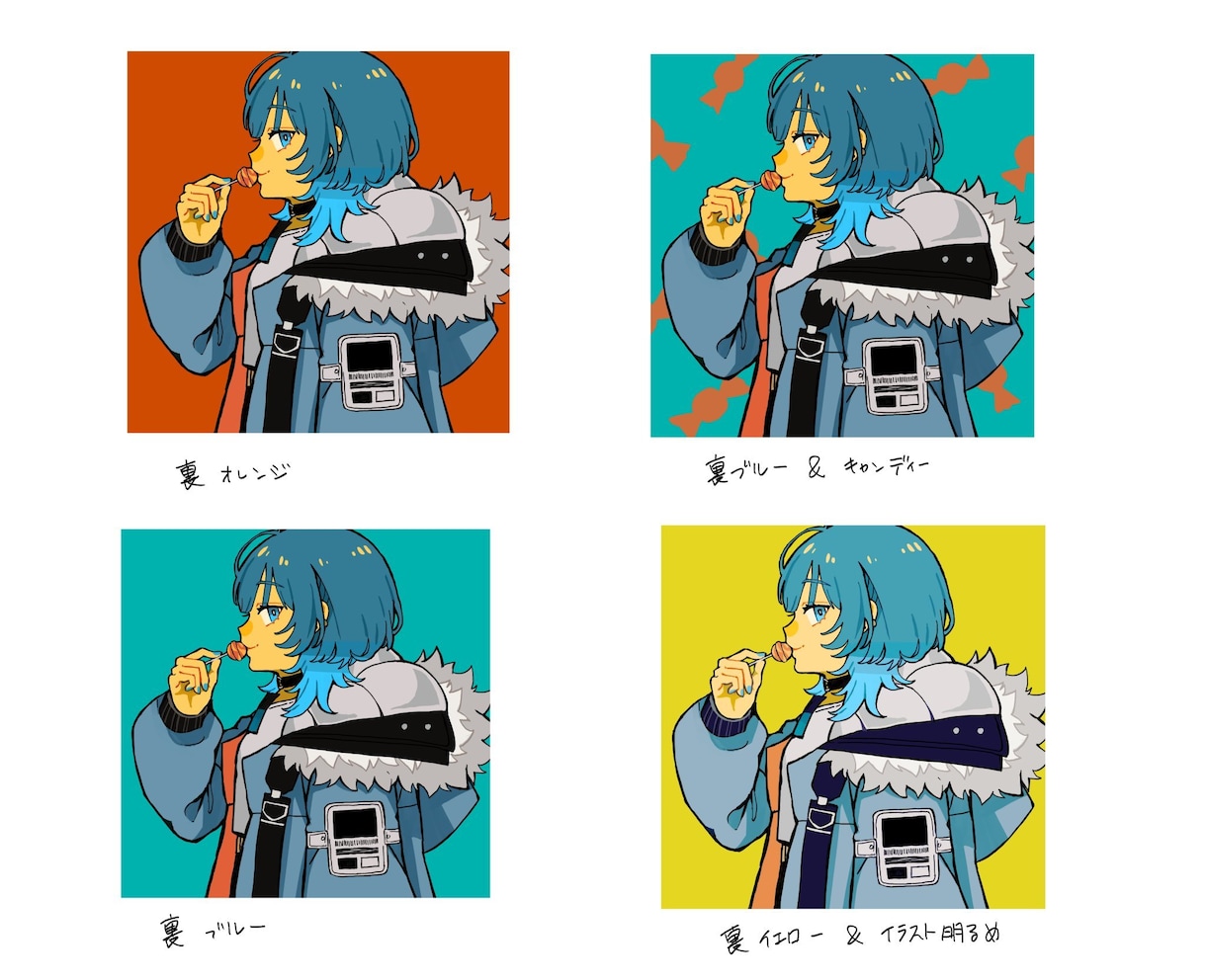 ハッキリ、ポップなイラスト描きます 個性的で目を引くイラストをお届けします イメージ4