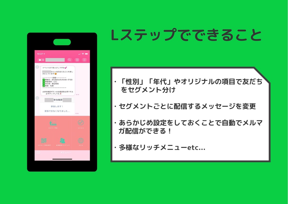 Lステップ・LINEアカウント構築サポートします 売り上げUPのサポートをいたします。 イメージ3