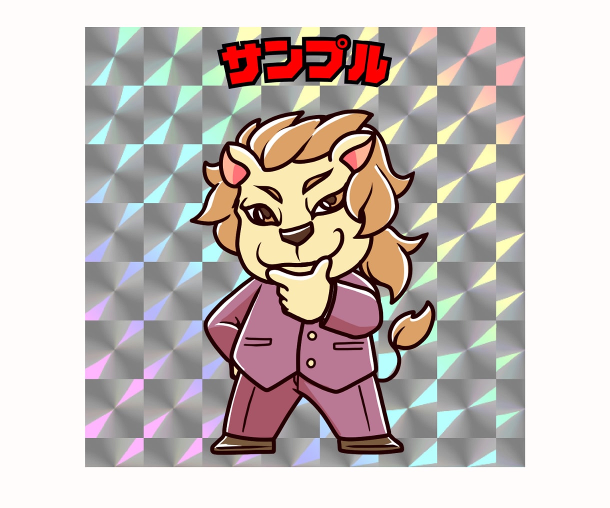 ビックリマン風ミニキャラを作成します 擬人化・アニマル化であなたの好きなキャラで活動を楽しもう！ イメージ6