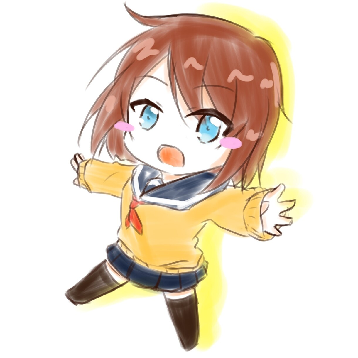 SNS用アイコン・ヘッダー描きます 絵柄(使うペンの違い)は3種類選べますFAの委託も受け付け中 イメージ5