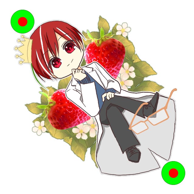 アクリルキーホルダーのイラスト描きます 2.5等身のミニキャラを描きます(商用利用可) イメージ1
