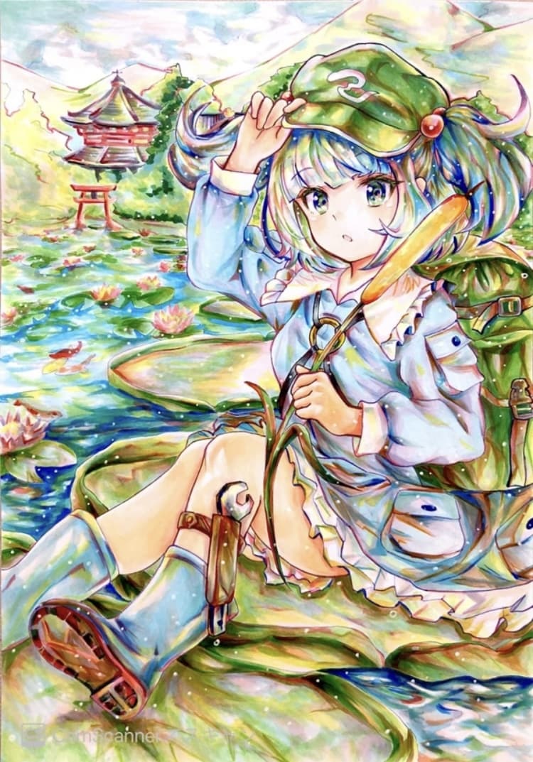 あなただけの一点物アナログイラストを制作いたします コピックで鮮やかな色彩で可愛い女の子を描きます。 イメージ7