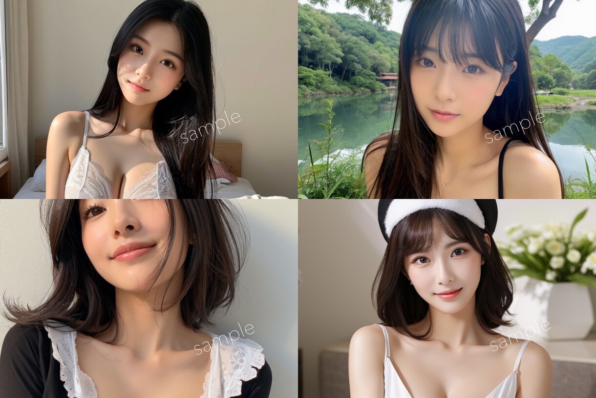 あなただけのオリジナルAI美女画像を制作します アイコン、マッチングアプリ、SNS運用などで画像が必要な方へ イメージ3