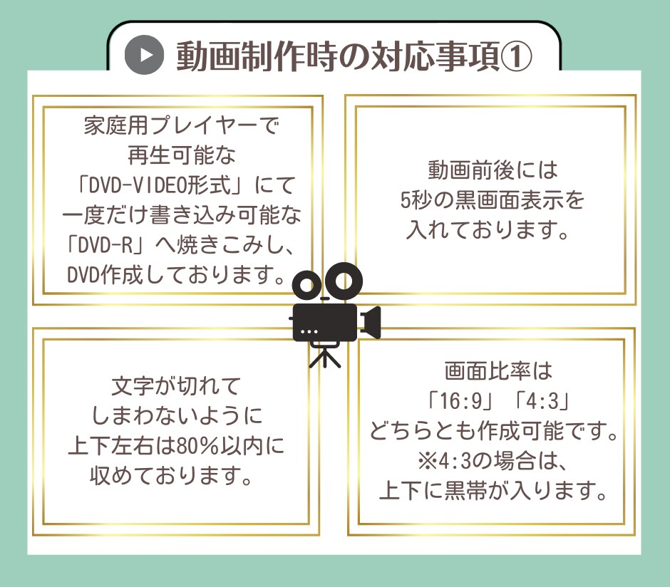 シンプルなオープニングムービーを作ります 修正回数無制限/即レス対応/高品質/披露宴日まで無償対応 イメージ8
