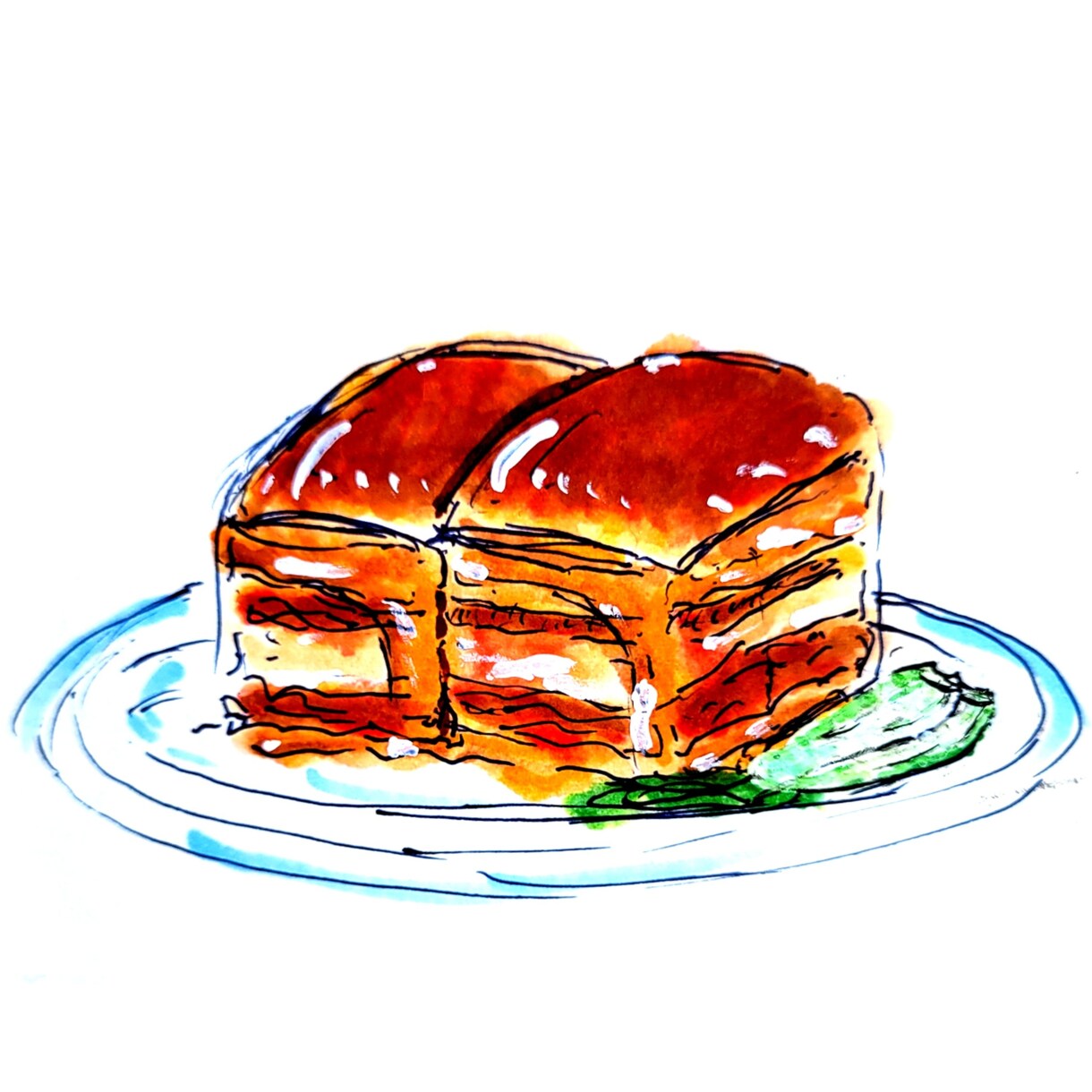 飲食店のメニューにあるようなイラストを描きます 飲食業界の方へポップで暖かな雰囲気のフードイラストです。 イメージ2
