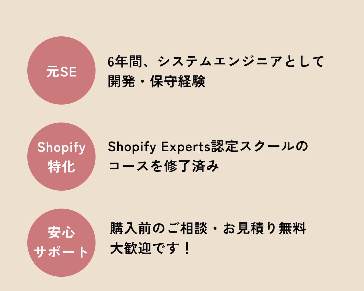 Shopifyの修正・カスタマイズを対応します CSS・Liquid編集からデザイン調整までサポートします。 イメージ2