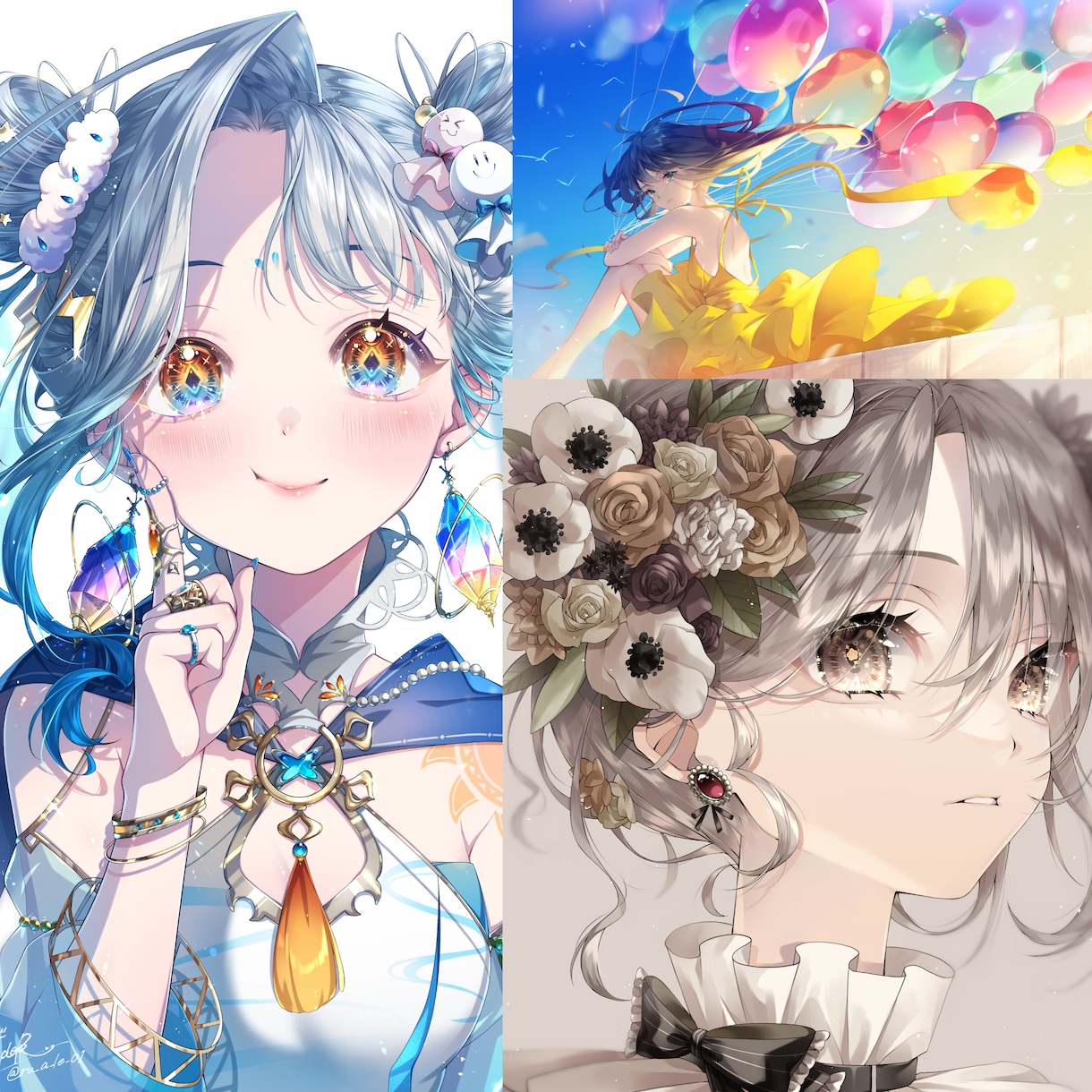 心に残る世界でひとつの素敵なイラストをご制作します MV、サムネイル、配信用立ち絵など！イメージを形にします。 イメージ3
