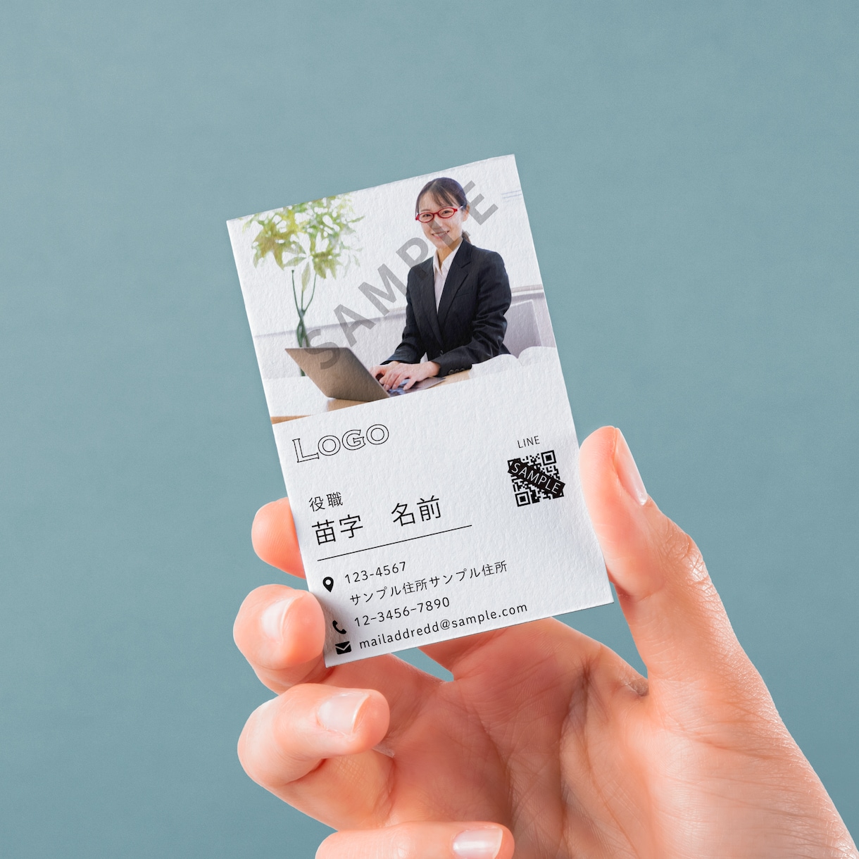 お任せしたい方！フォーマルな名刺作成します デザインのオーダーは面倒、そんな方にオススメ！ イメージ2