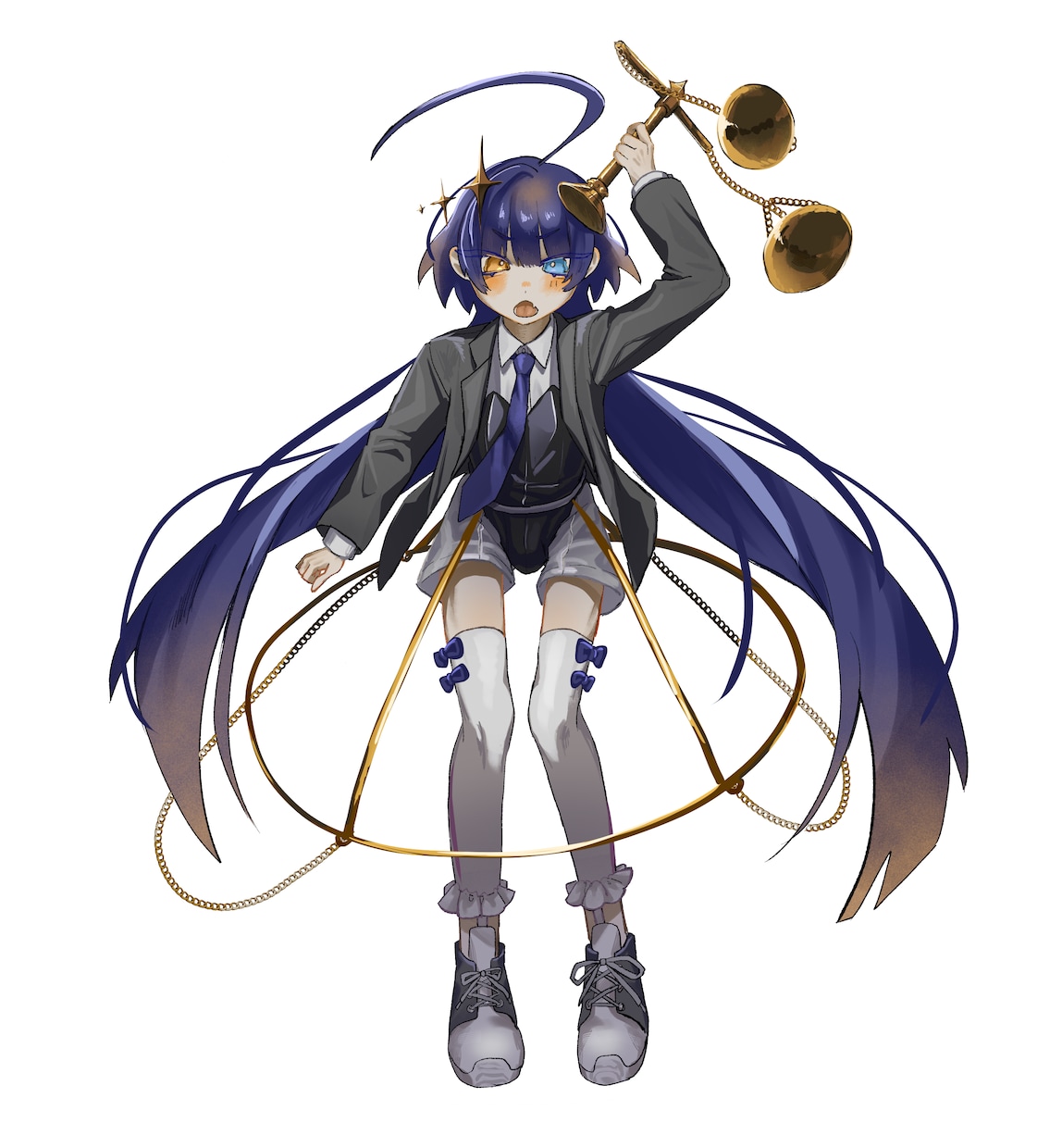 中性的・人外風の不穏かわいい立ち絵を制作します かわいいだけじゃない、少し癖のあるキャラを立ち絵にします イメージ1