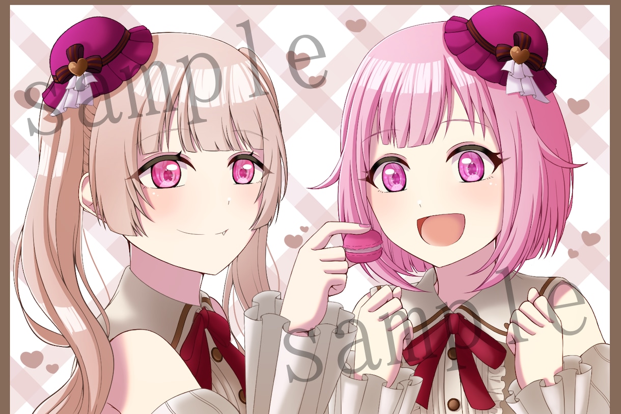 あなたのご希望に沿ったイラストをお描きします キラキラした塗りで可愛いからカッコイイキャラまでお描きします イメージ2