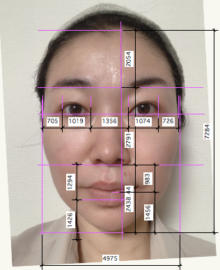 パーツ配置を15箇所測定し似合う美眉をご提案します あなたに似合う美眉は数値で判る！黄金比美眉メソッド イメージ2