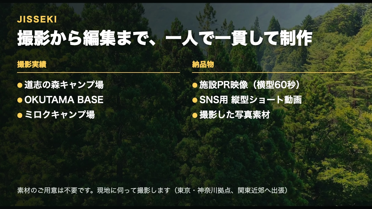 ドローン空撮×出張撮影でPR動画を制作します 国家資格一等・保険5億円／関東の店舗・施設撮影 イメージ2