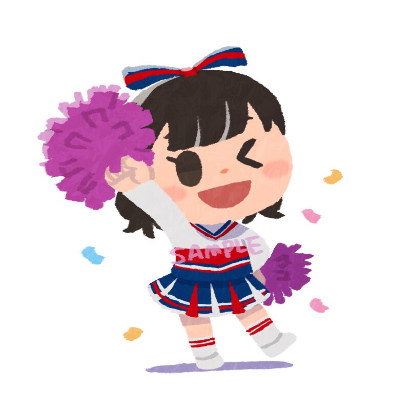 SNSアイコンに！２頭身の全身イラスト描きます ご希望イメージ、オリキャラやお写真を可愛くデフォルメします イメージ2