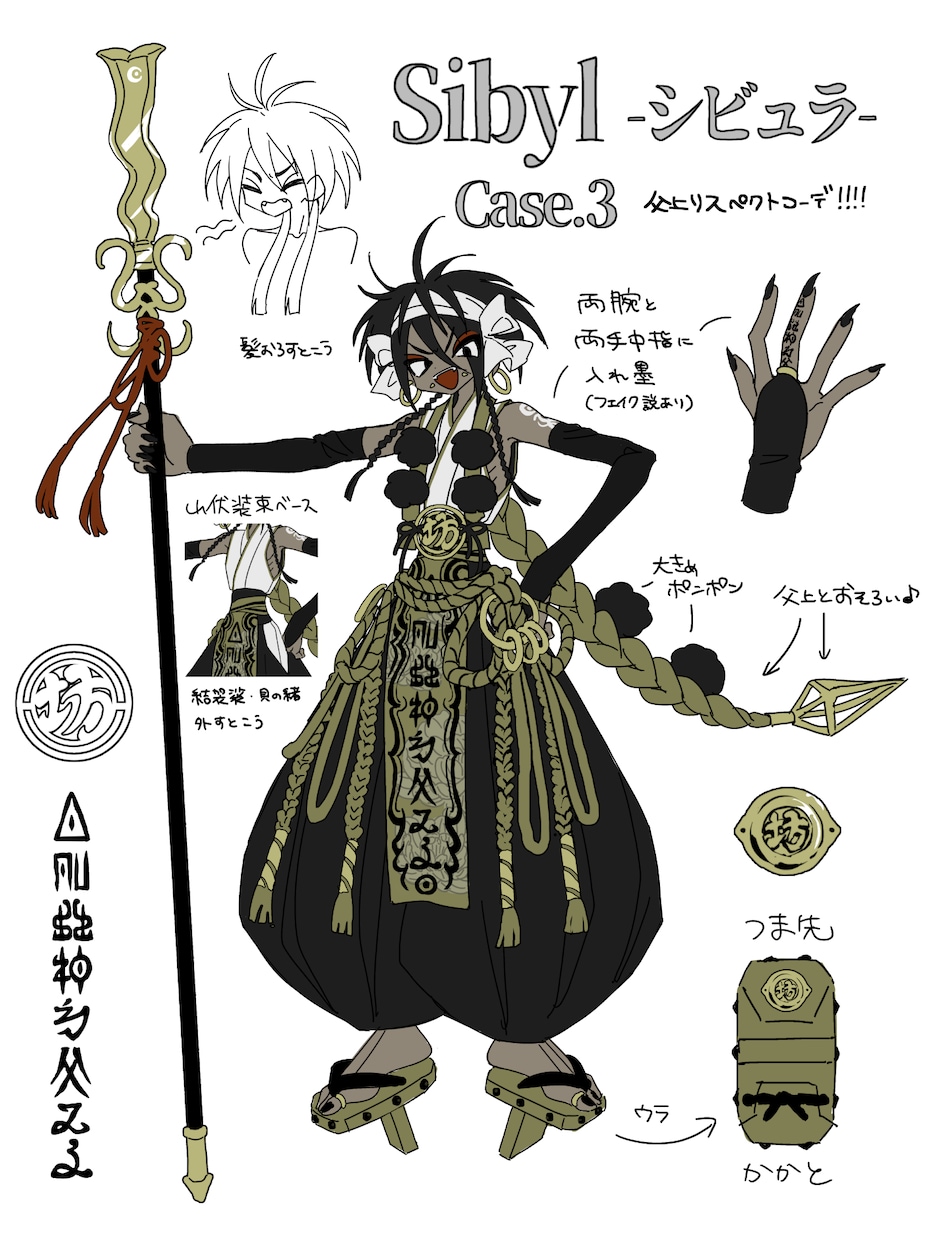 キャラクターの衣装デザイン承ります TRPGでの衣装合わせや、創作キャラの衣替え等にどうぞ！ イメージ5