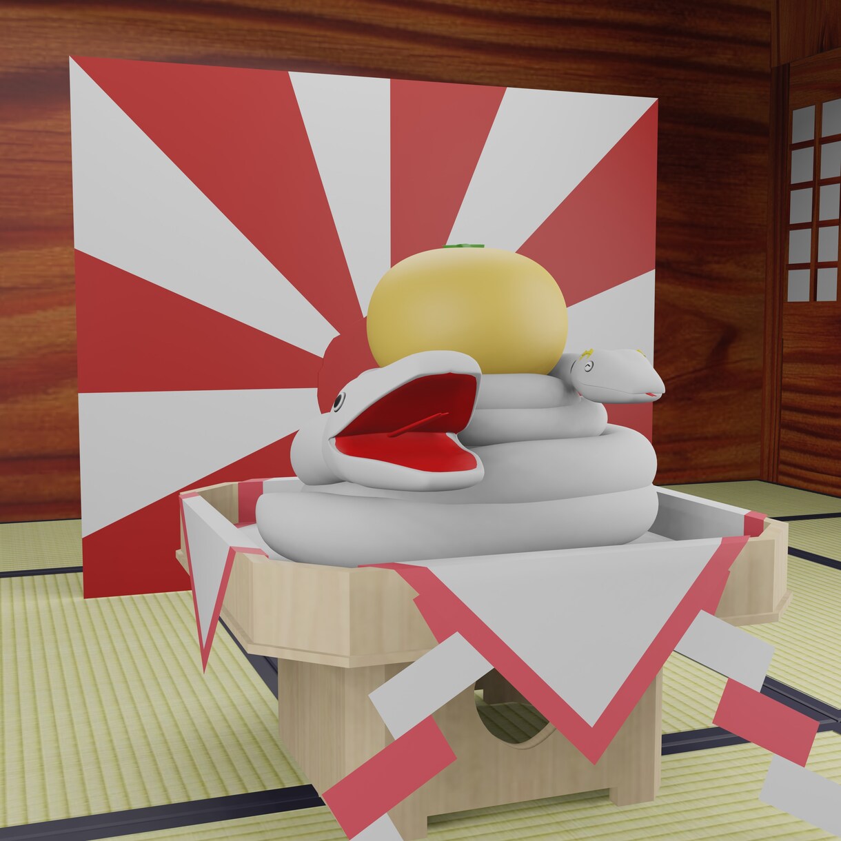 イラストからBlenderで3Dデータを作ります あなたの描いたアイデアを立体にします。 イメージ1