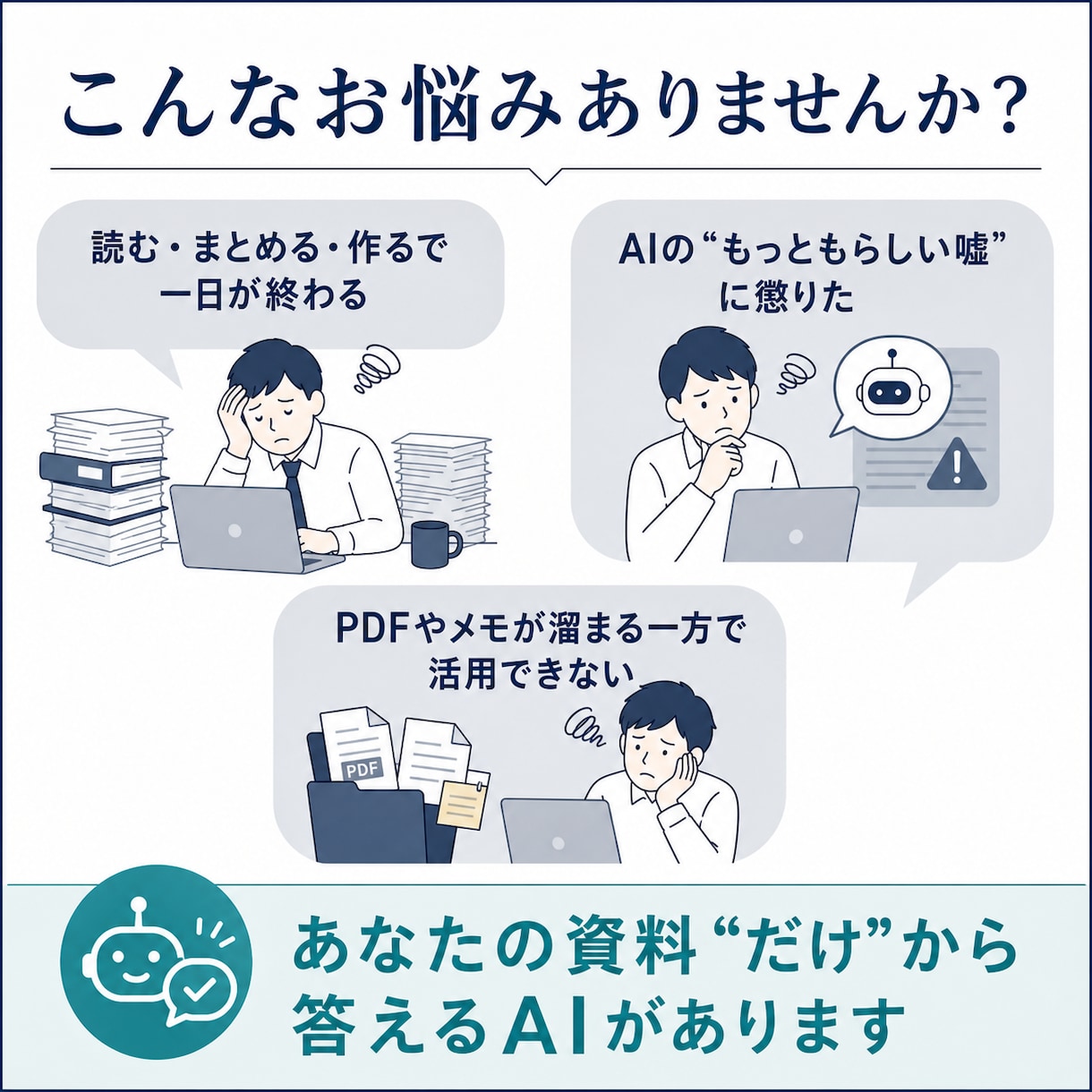 資料作成と情報整理、AIで時短する術教えます NotebookLMで資料の山が「使える形」に変わる90分 イメージ2