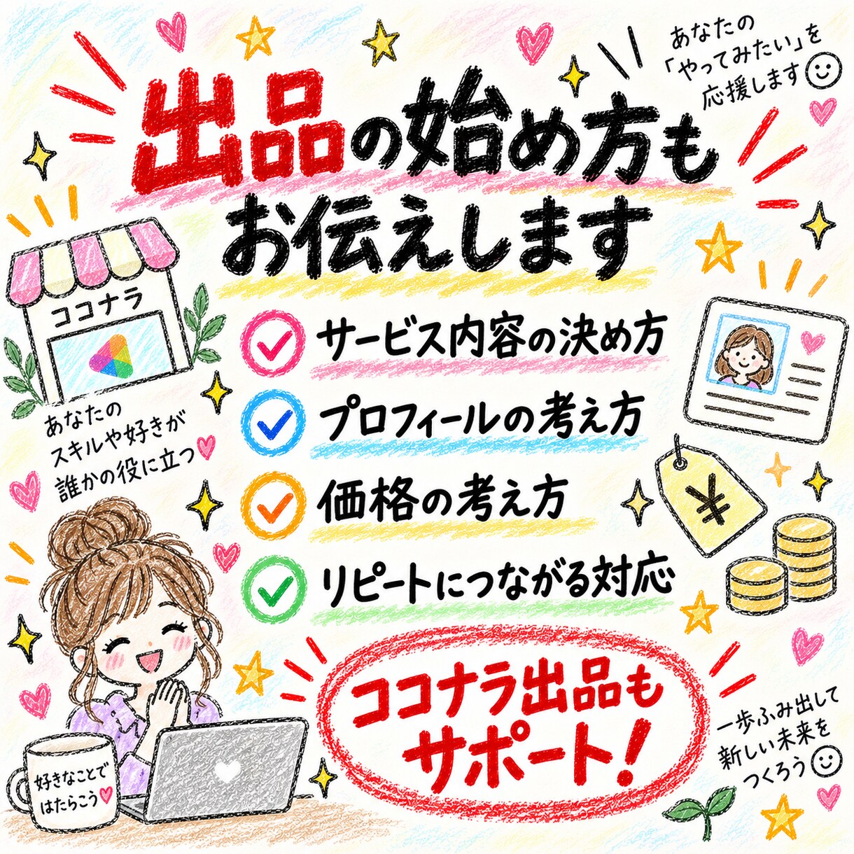 未経験から占い師になる方法をやさしく教えます タロットの基礎から鑑定文・出品までサポート！ イメージ8