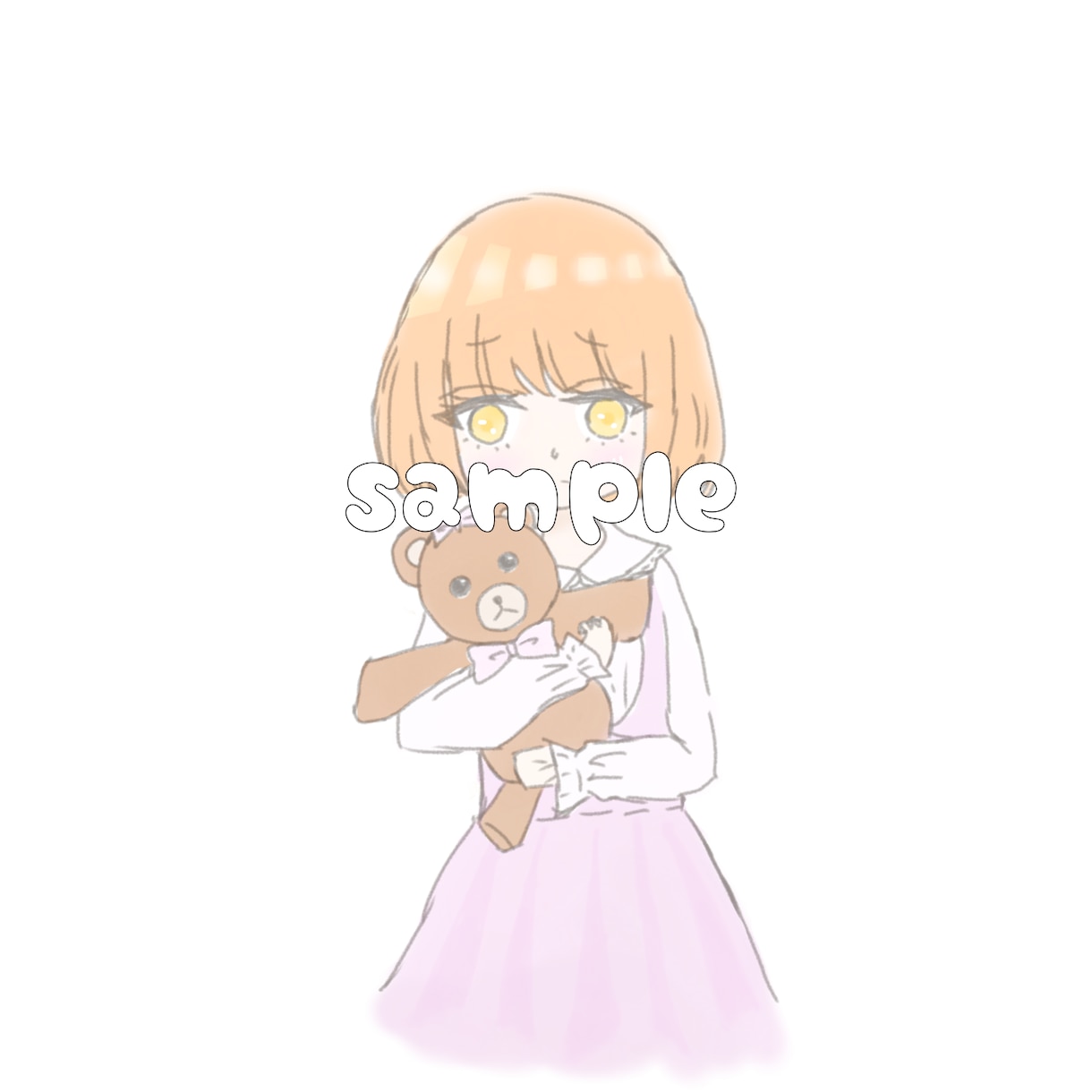 ゆるふわ、ミニキャライラスト描きます アイコンのイラストに〜最短2日で完成させます。 イメージ8