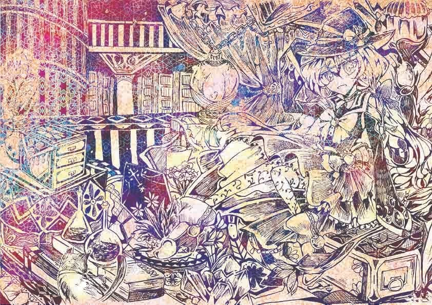 手書き風のイラスト描きます ペン画で色彩鮮やかな世界を彩ります イメージ2