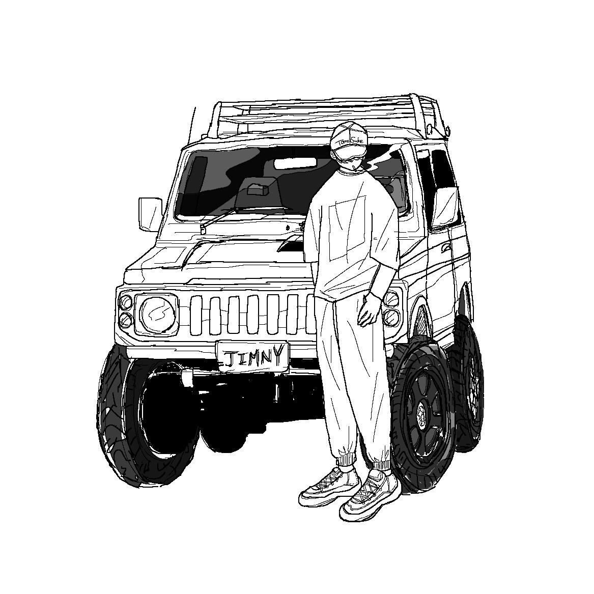 シンプルでオシャレな人物イラストを描きます LINEなどのアイコンに使用出来るイラストを制作します。 イメージ4