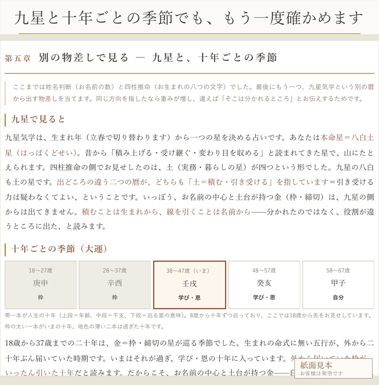姓名判断の鑑定書を新旧字体と四柱推命で書きます 新字体と旧字体、両方で数えて並べます。改名は勧めません イメージ4