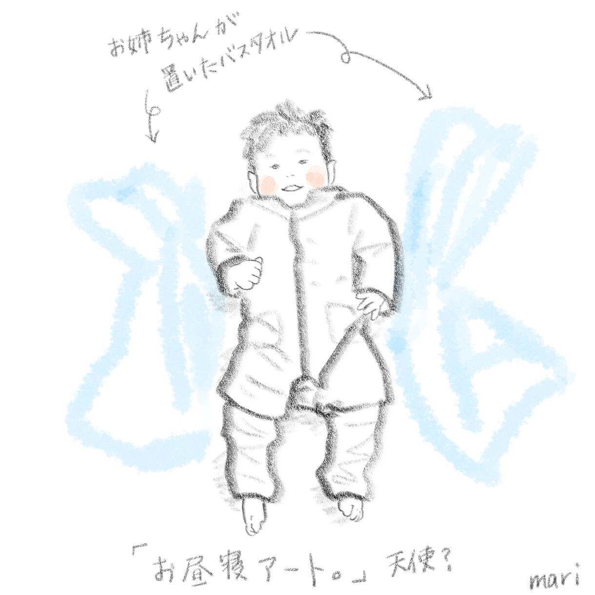 赤ちゃんの鉛筆似顔絵を描きます ご出産のお祝いに喜ばれています イメージ7