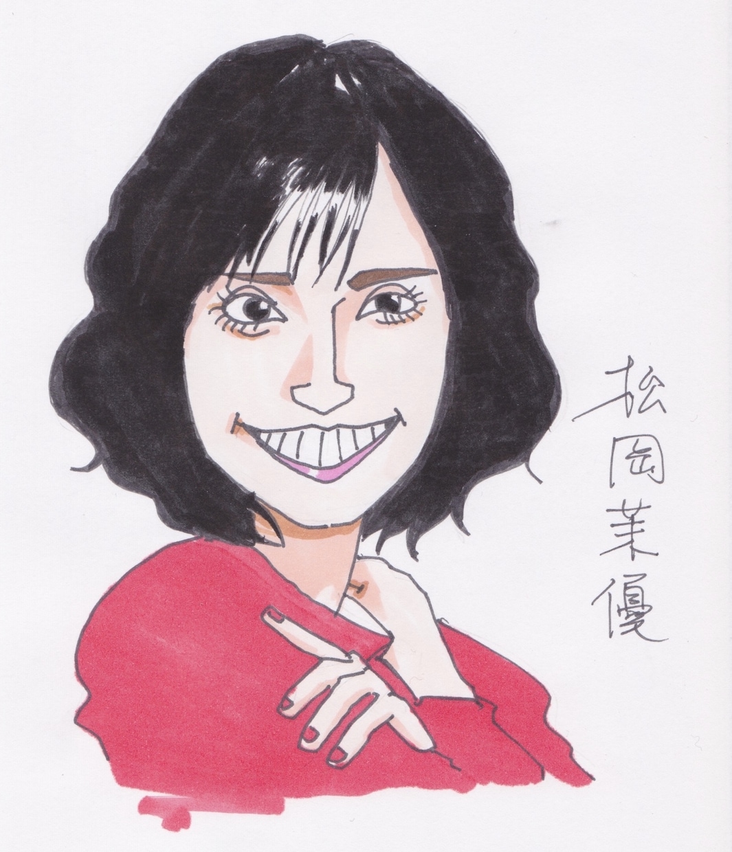 似顔絵描きまくります 強調しすぎないシンプルな線を心がけた似顔絵。 イメージ7