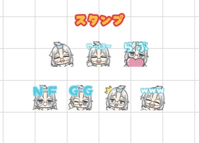 配信用スタンプ、バッジ制作します Twitch、YouTube用スタンプ、バッジを制作します！ イメージ3